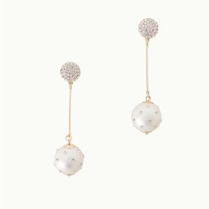 NWT Lilly Pulitzer Cosmic Sky Pearl Drop Earrings